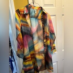 Colorful Button down